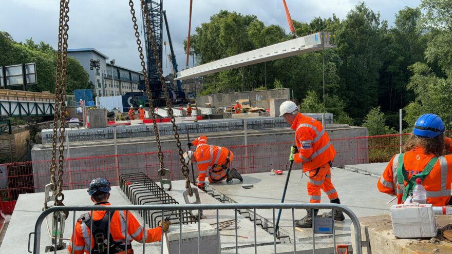 Shields Road bridge on track for completion