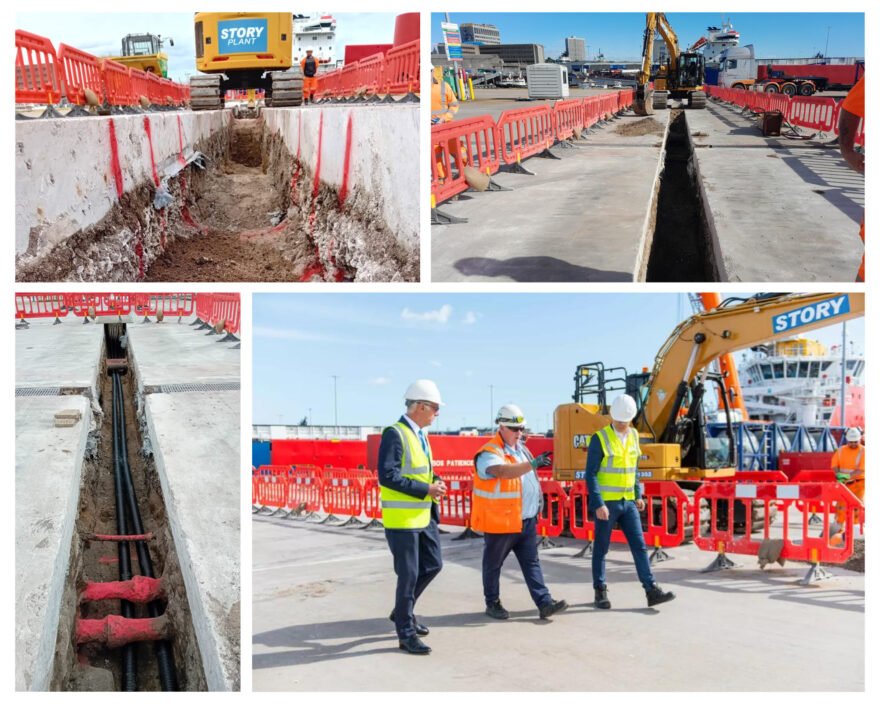 Story breaks ground on Scotland’s largest shore power system