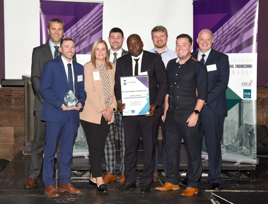 Camps Viaduct refurbishment receives prestigious engineering award